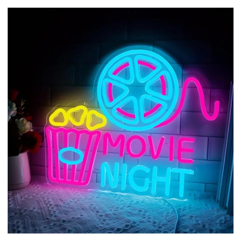 Lampu Neon Popcorn untuk Malam - Home Cinema Today ulasan dan harga