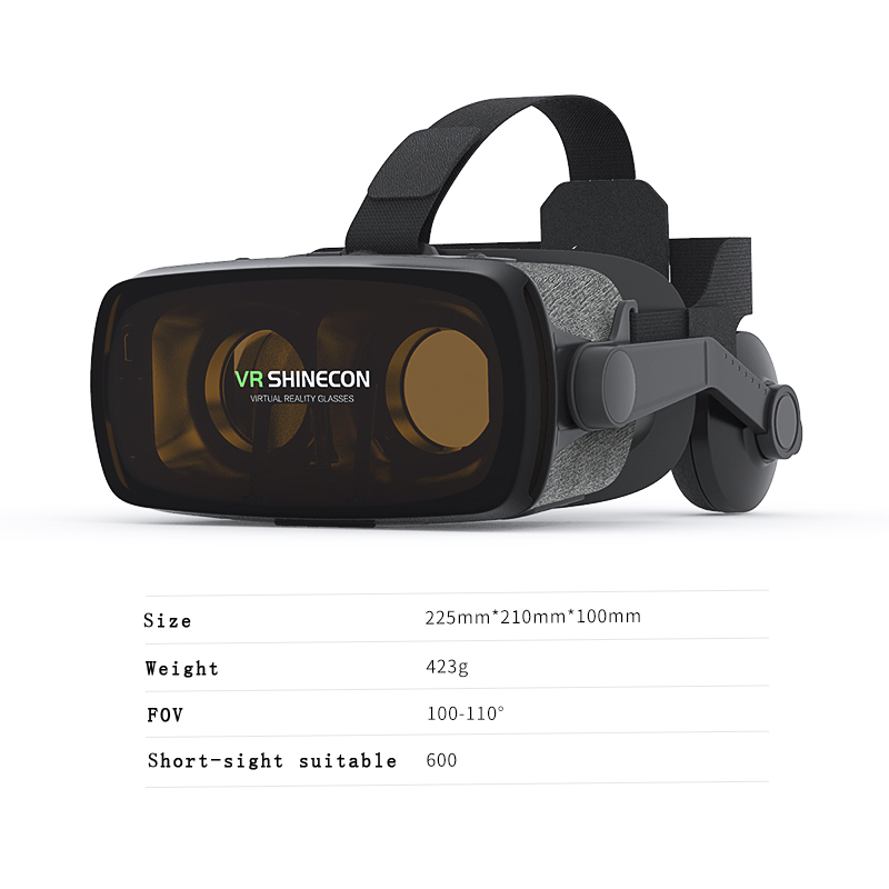 Kacamata VR Shinecon Casque Vi - Home Cinema Glasses ulasan dan harga