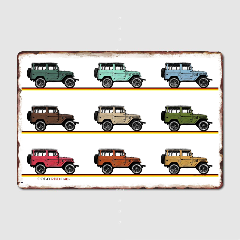 Retro Land Cruiser Fj40 Tanda  - Home Cinema Wall Design ulasan dan harga