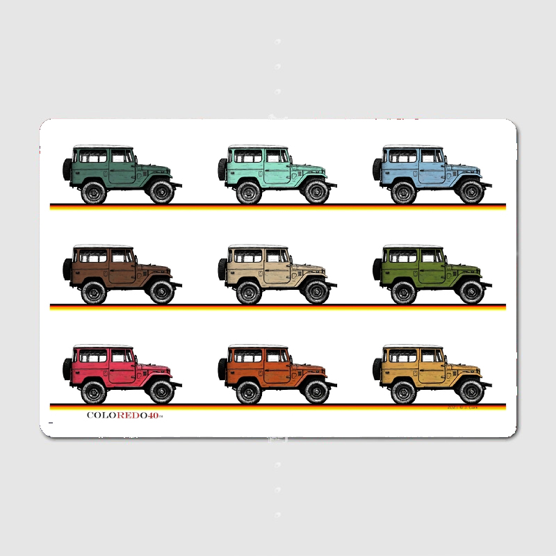 Retro Land Cruiser Fj40 Tanda  - Home Cinema Wall Design ulasan dan harga